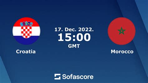 Croatia vs Morocco live score, H2H and lineups .
